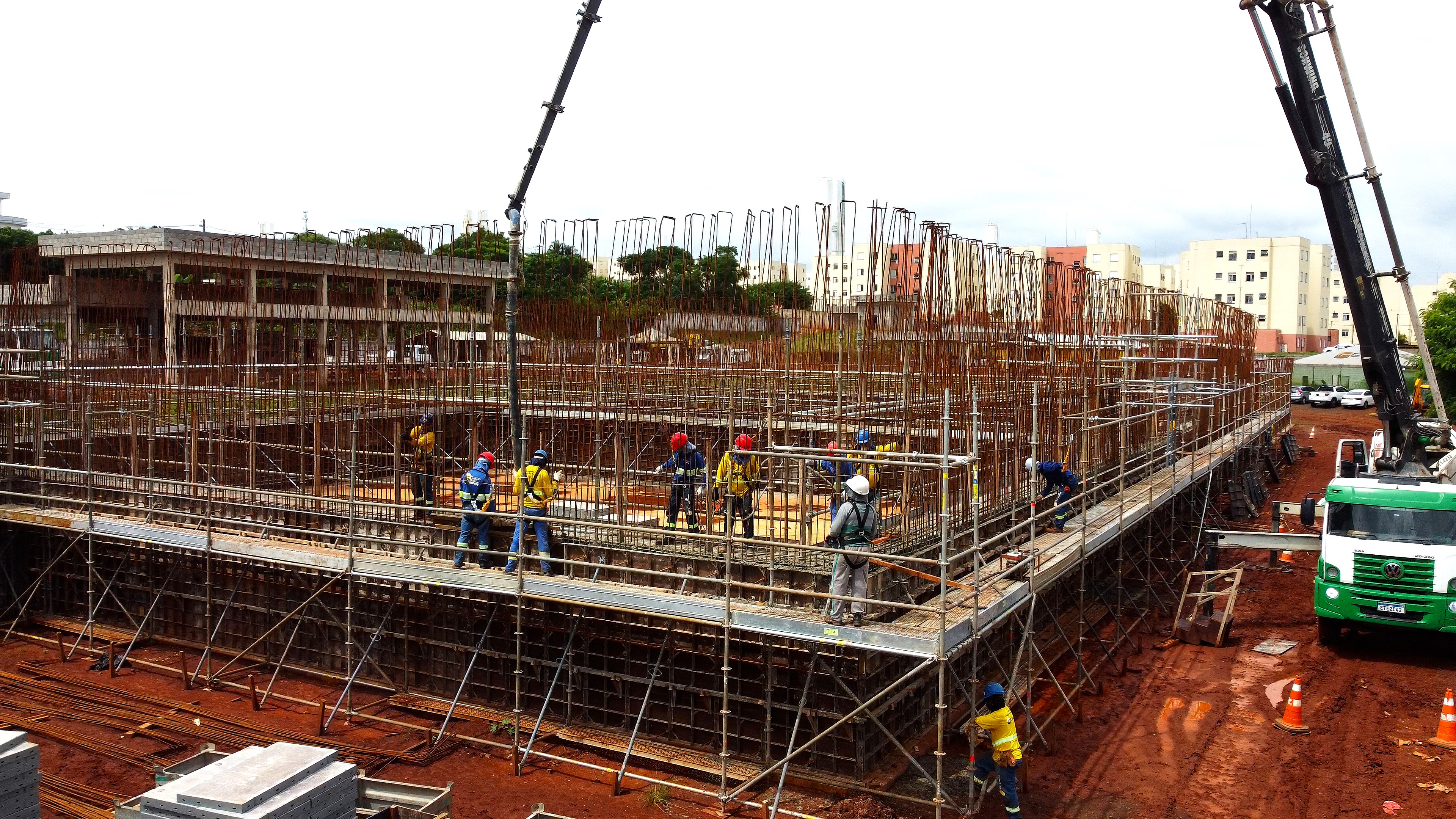 Obras da BRK no novo sistema de tratamento de esgoto Tijuco Preto chegam a 36% de avanço