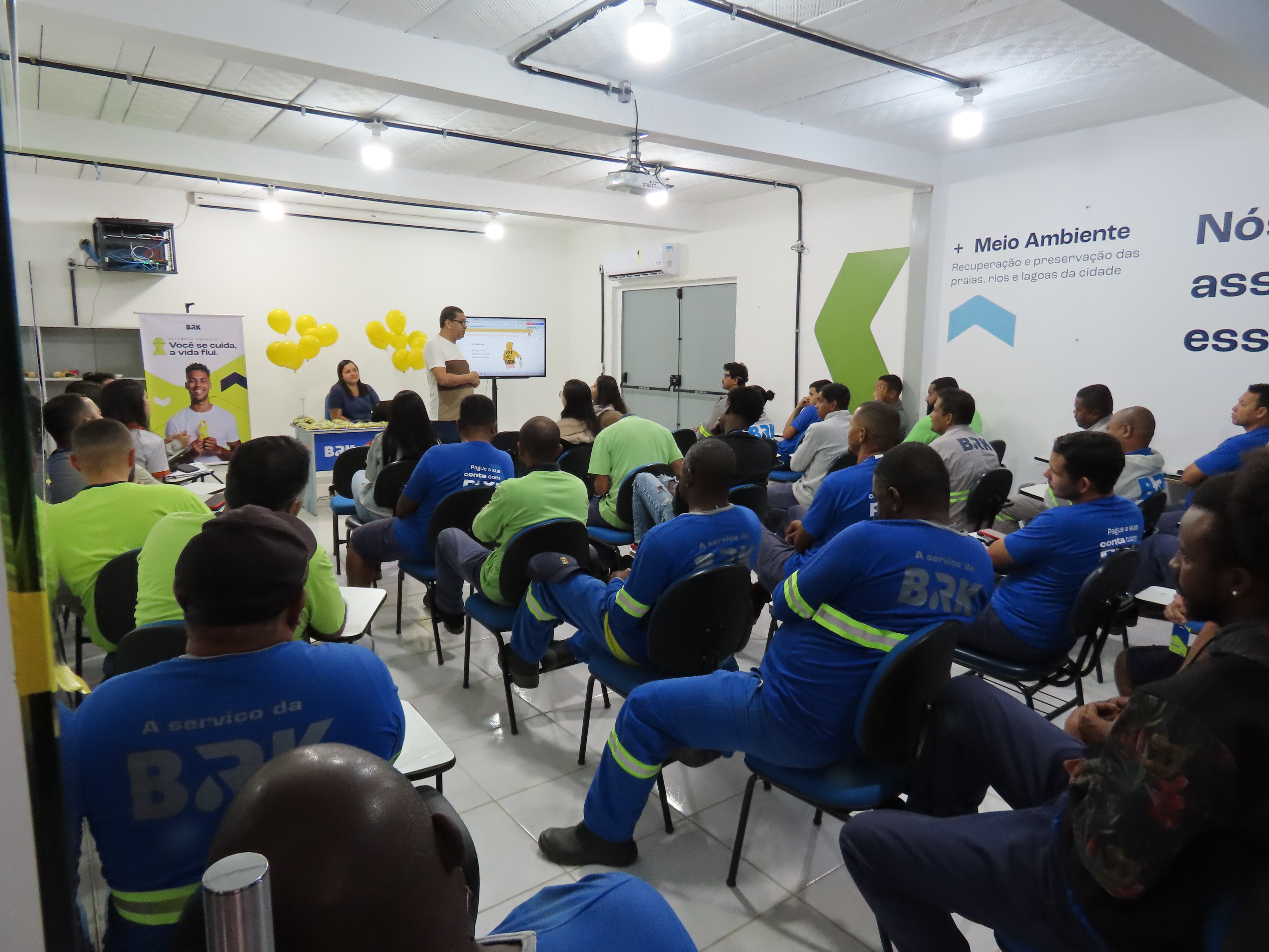 Setembro Amarelo: BRK promove palestra sobre saúde mental com colaboradores