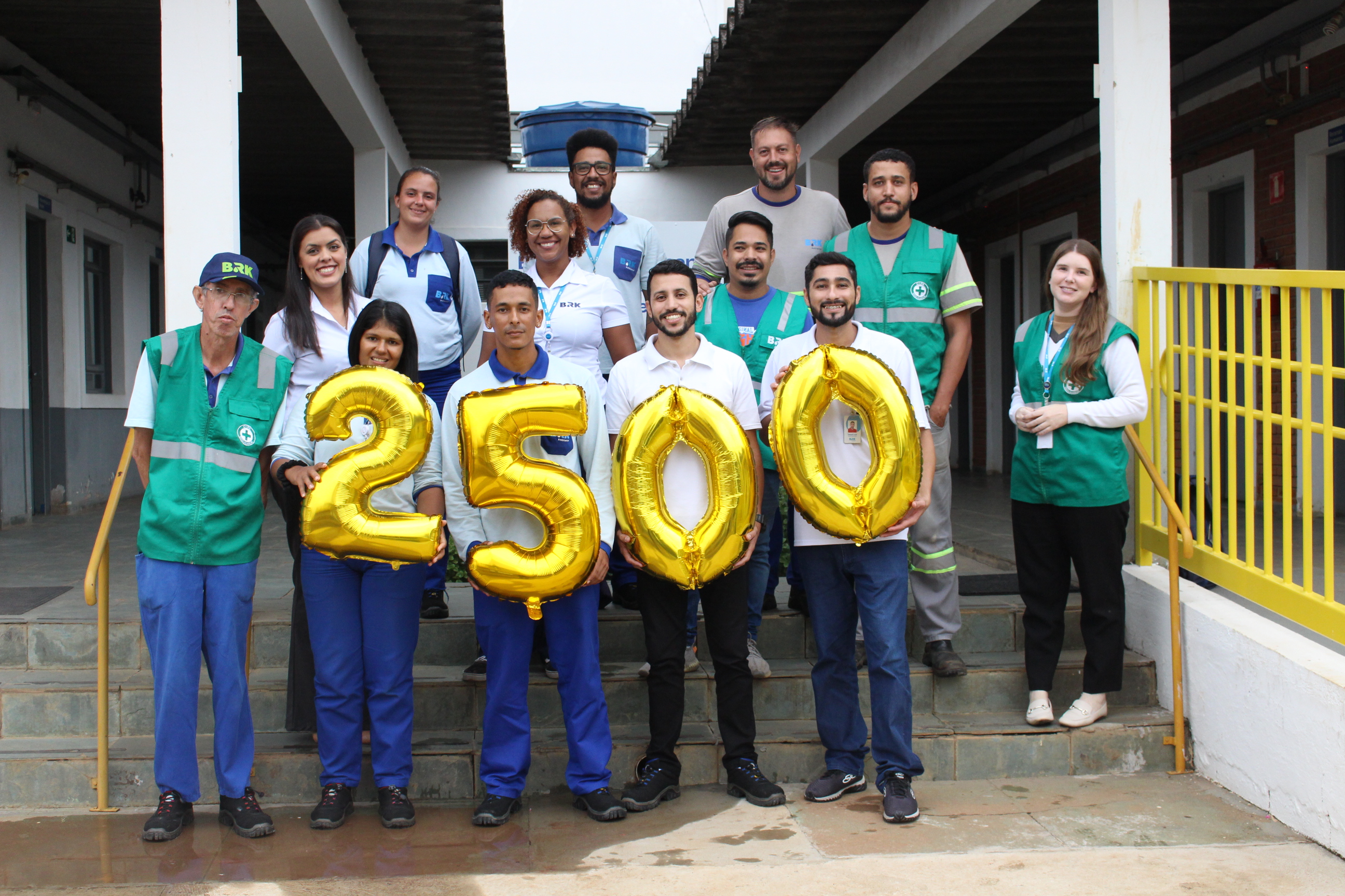 BRK de Porto Ferreira atinge a marca de 2.500 dias de trabalho sem incidentes com afastamentos de seus funcionários