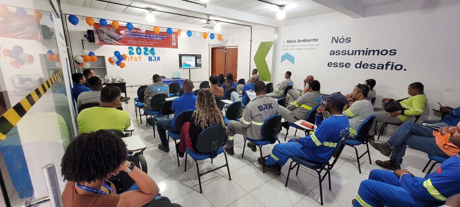 Em Macaé, BRK destaca a importância da segurança e comportamento preventivo na SIPAT 2024
