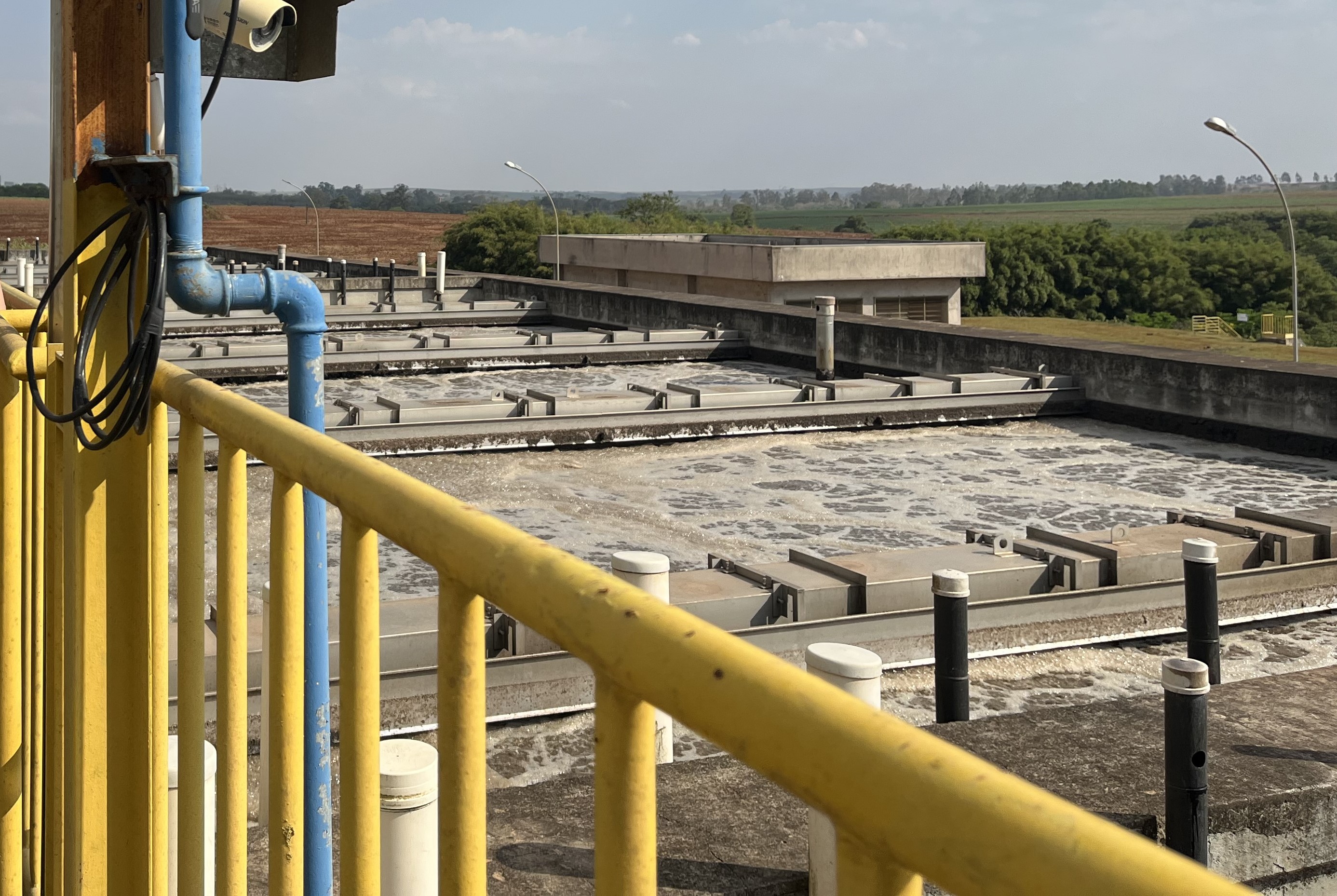 BRK conclui obra para aumentar a eficiência operacional do tratamento da ETE Jardim Novo, em Rio Claro
