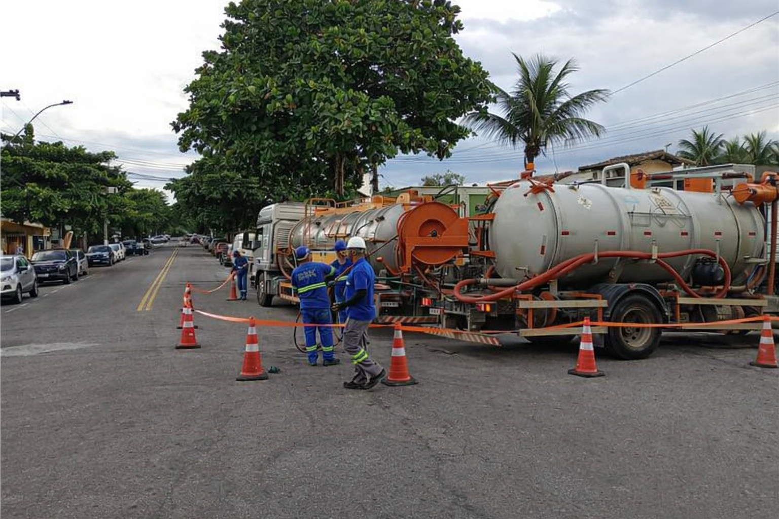 Serviços de esgotamento sanitário são reforçados no Carnaval