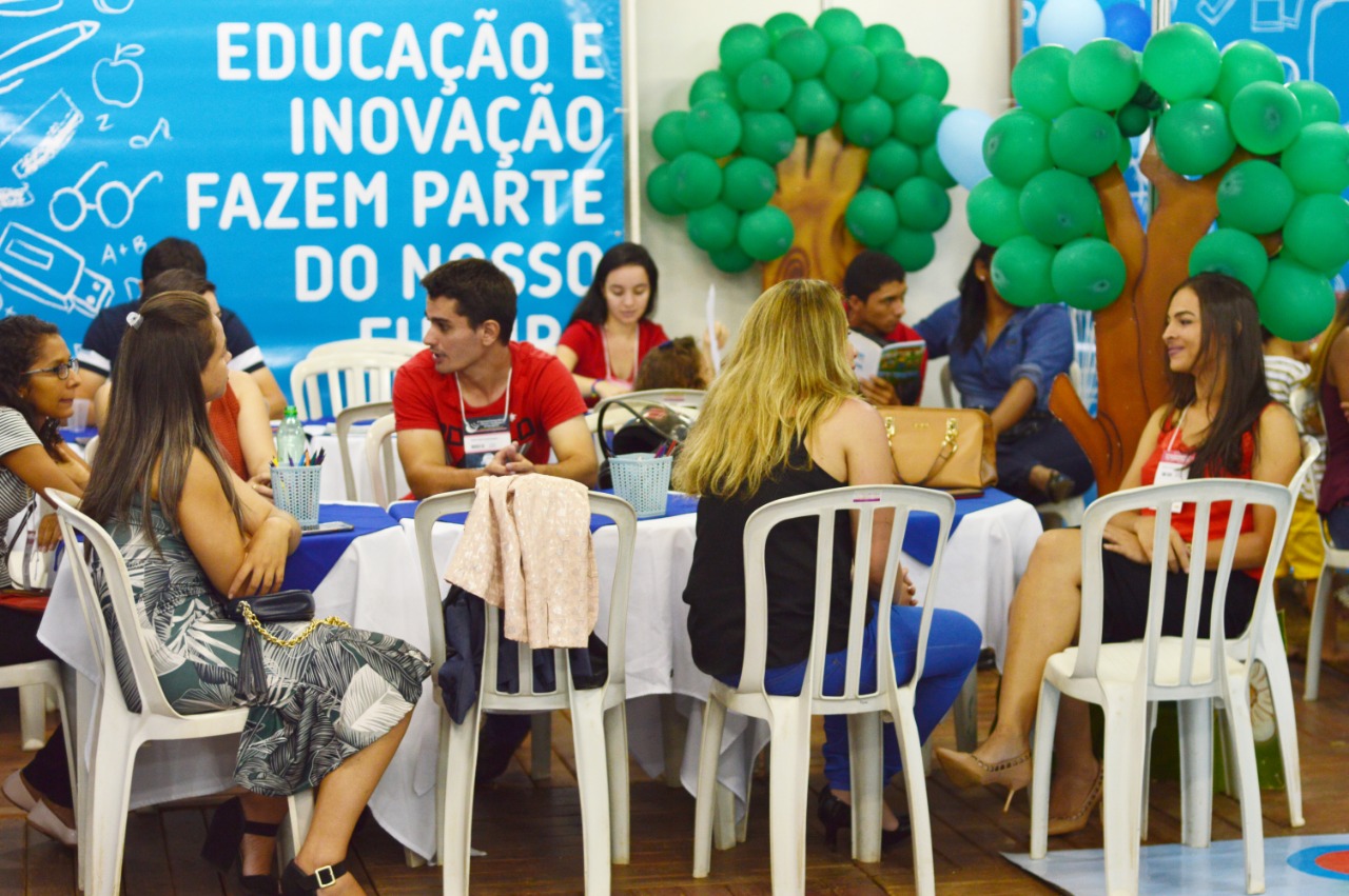 Jovens e crianças participaram de diversas atividades em stand da BRK Ambiental em evento de Gurupi (TO)