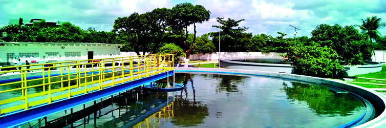 Estação de Tratamento de Esgoto Cabanga, em Pernambuco