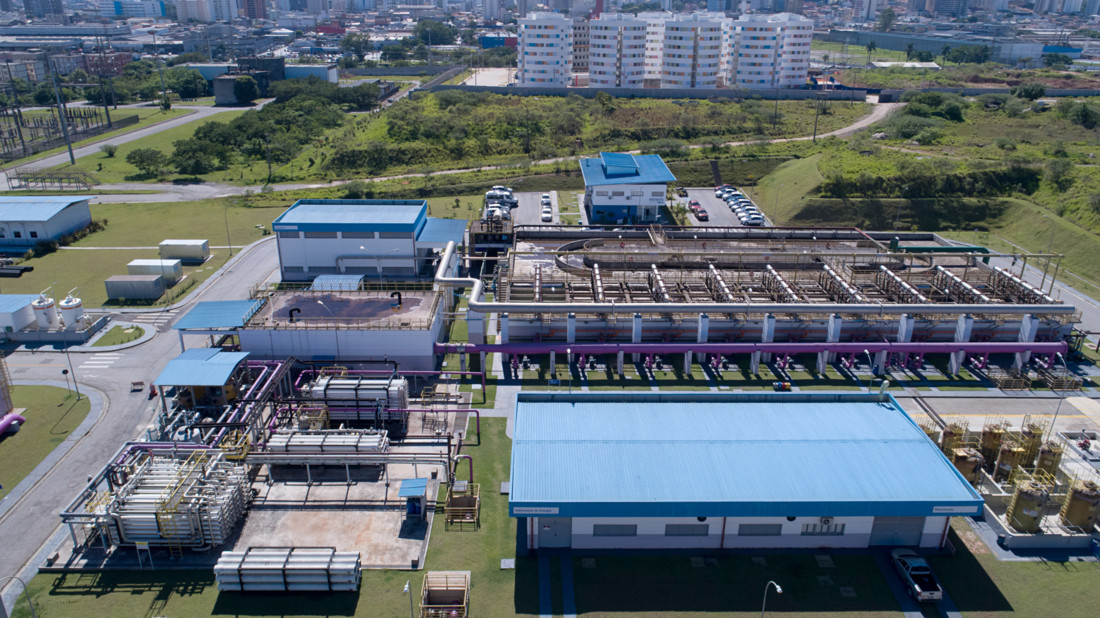 O Aquapolo é o maior empreendimento para a produção de água de reúso industrial do hemisfério sul