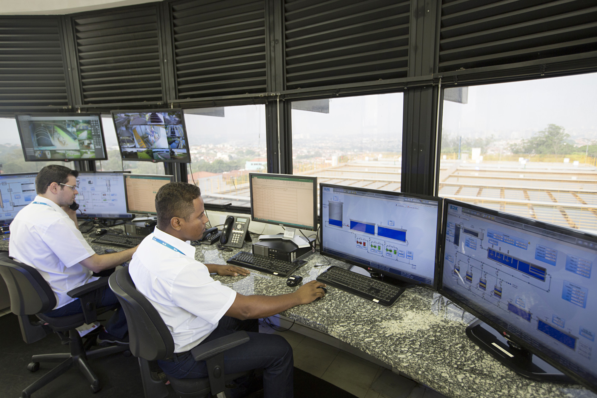 Centro de Telecontrole da BRK Ambiental em Limeira