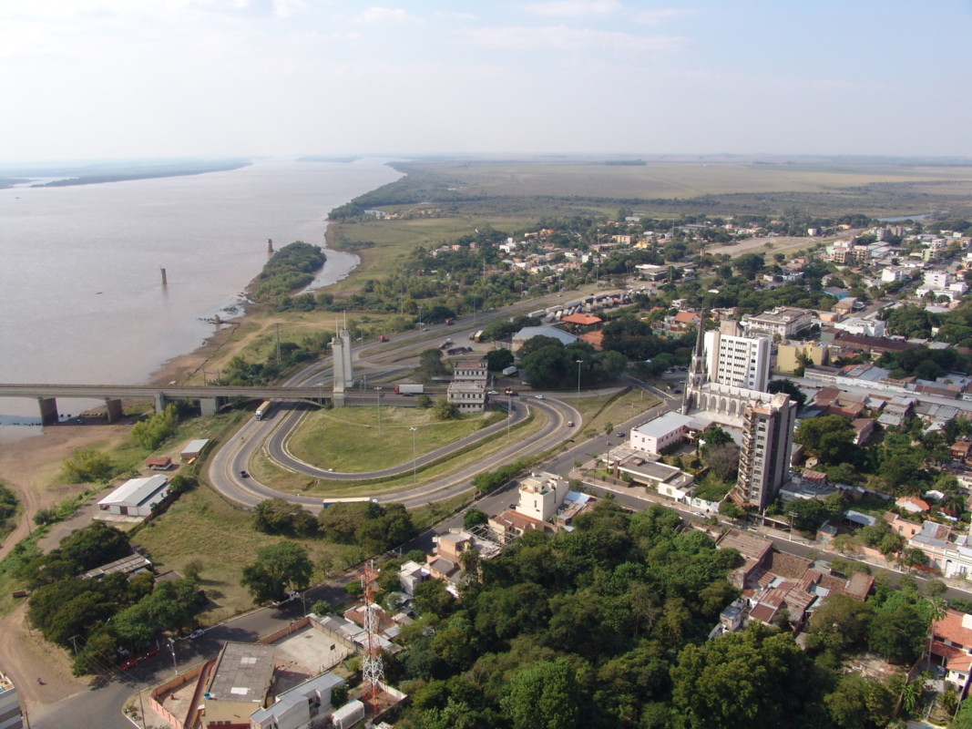 Vista aérea de Uruguaiana (RS)