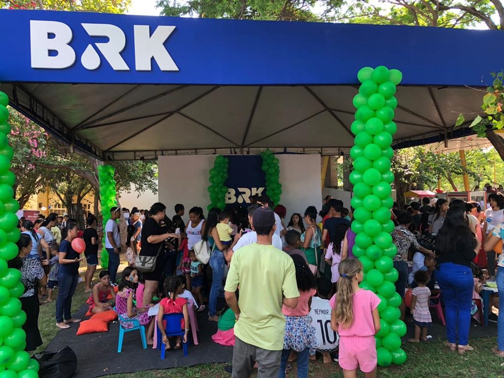 Evento promovido pela BRK e Prefeitura de Gurupi reuniu mais de duas mil crianças